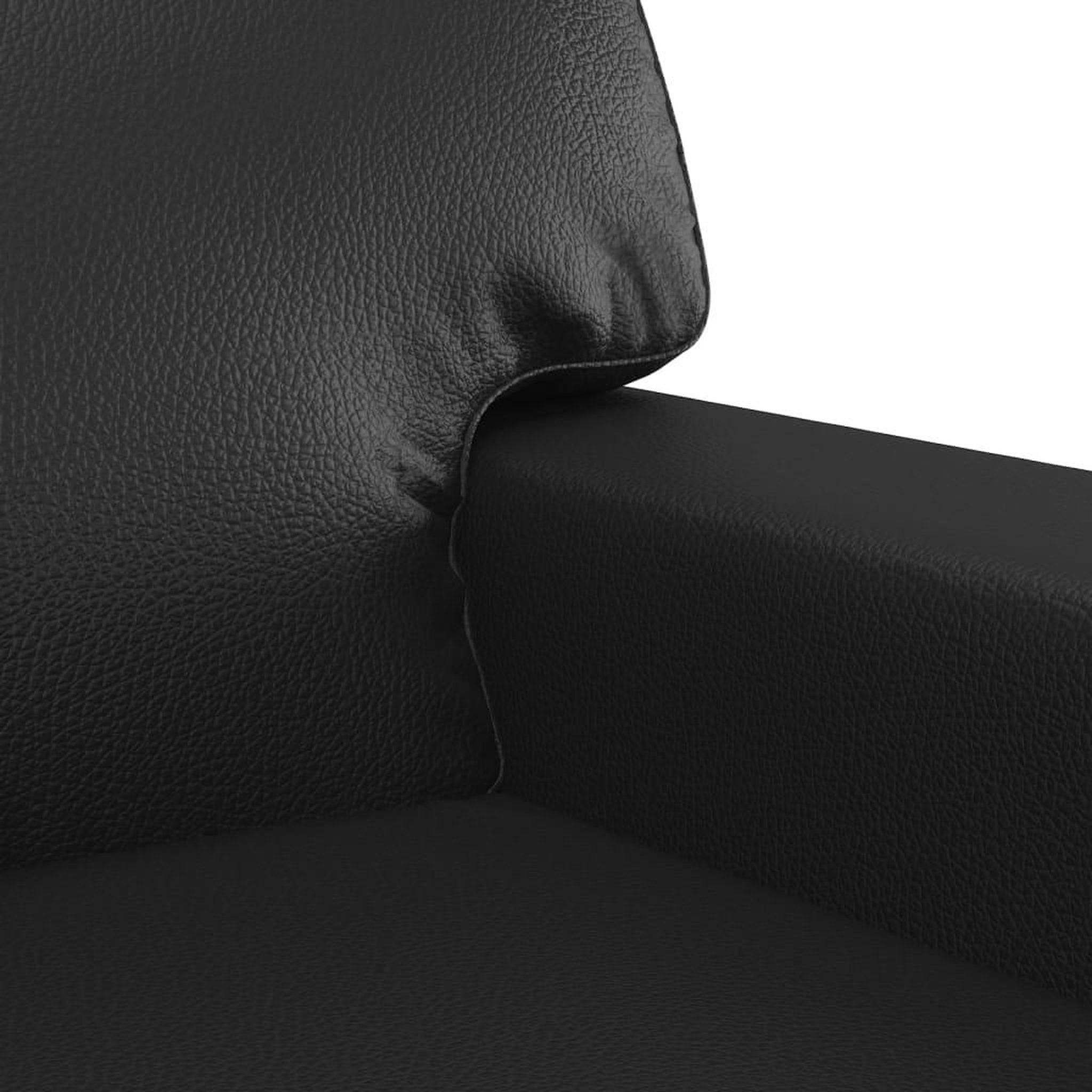 Voir la diapositive 5 : VIDAXL Ensemble de canapes 2 pcs noir similicuir