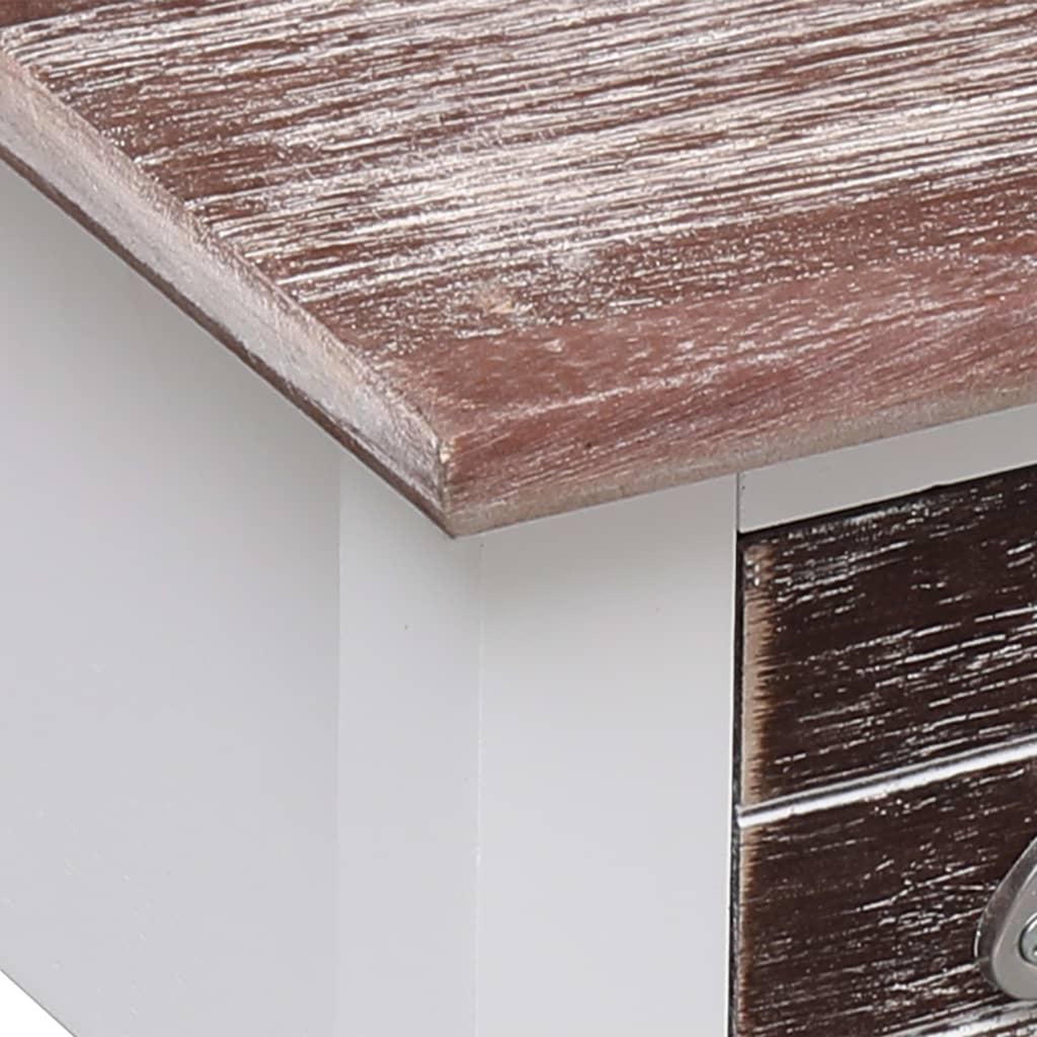 Voir la diapositive 5 : VIDAXL Table d'appoint Marron 40x40x40 cm Bois de Paulownia