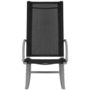 Voir la diapositive 5 : VIDAXL Chaises a bascule de jardin lot de 2 Acier et textilene Noir