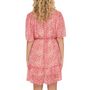 Voir la diapositive 2 : JACQUELINE DE YONG Robe Orange/Ecru Imprimé Femme JDY 15317318
