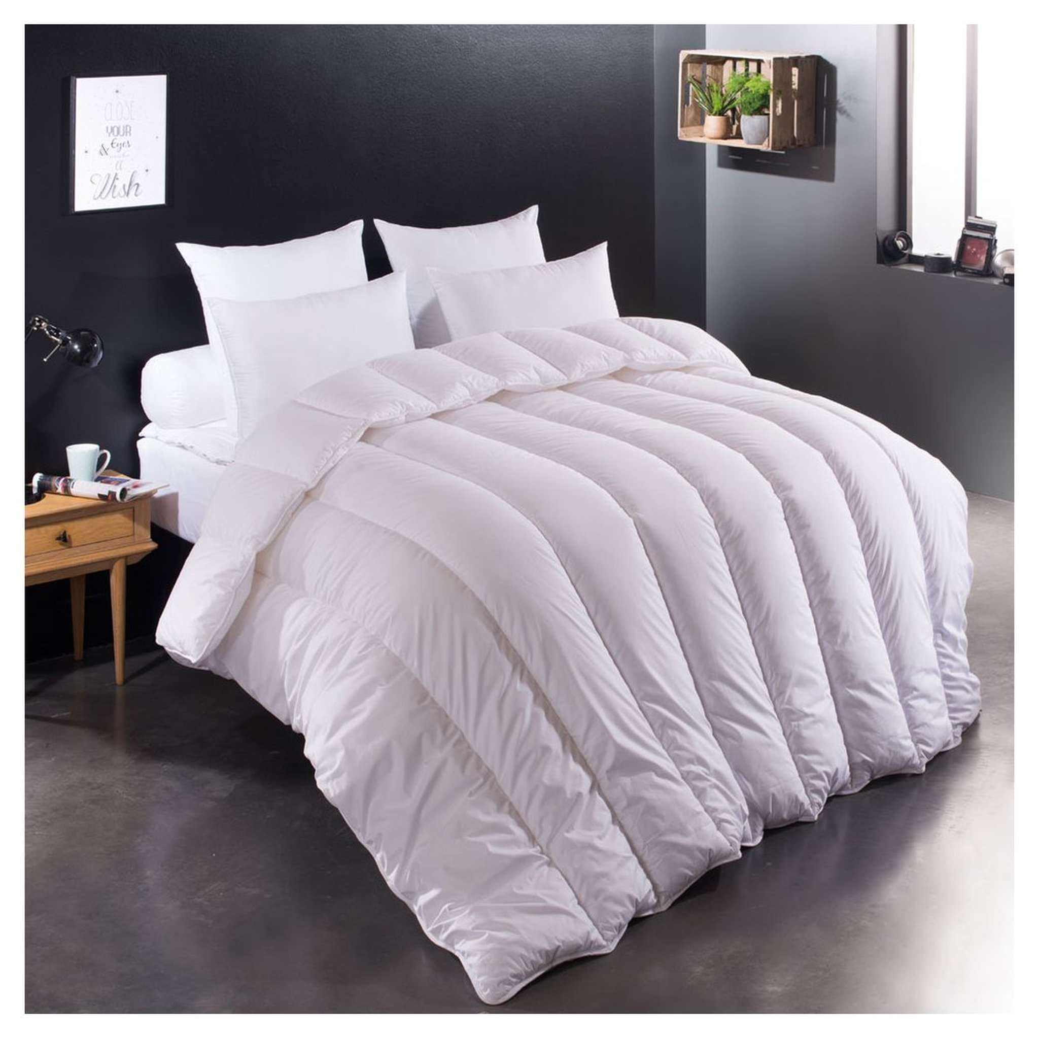 Voir la diapositive 3 : DODO Couette Tempérée Lavable 300 g/m²