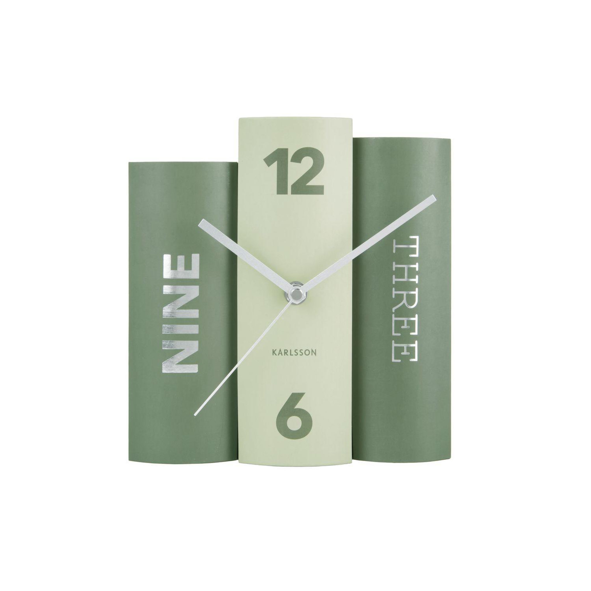 Voir la diapositive 1 : Karlsson Horloge à poser trompe-l'œil book