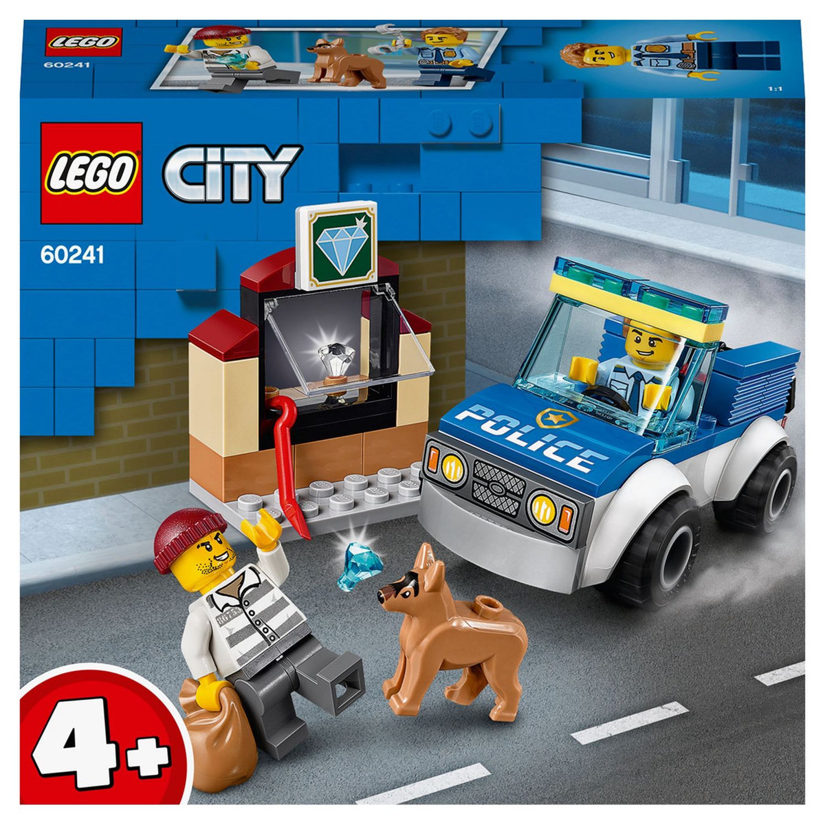 LEGO City 60241- L'Unité Cynophile de la police