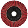 TIVOLY Disque Zirconium-Céramique TIVOLY 125mm Grain 80-FIN -décaper ébarber dérouiller poncer Aciers et Inox Pour Meuleuses Ø125mm