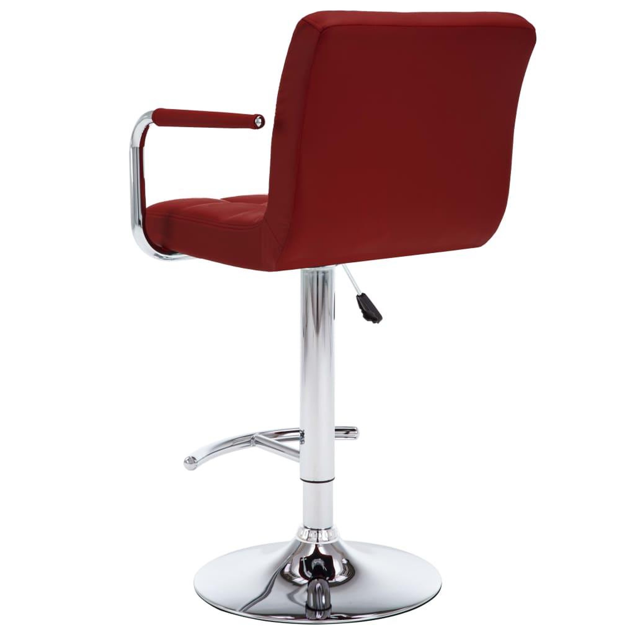 Voir la diapositive 4 : VIDAXL Tabourets de bar lot de 2 rouge bordeaux similicuir