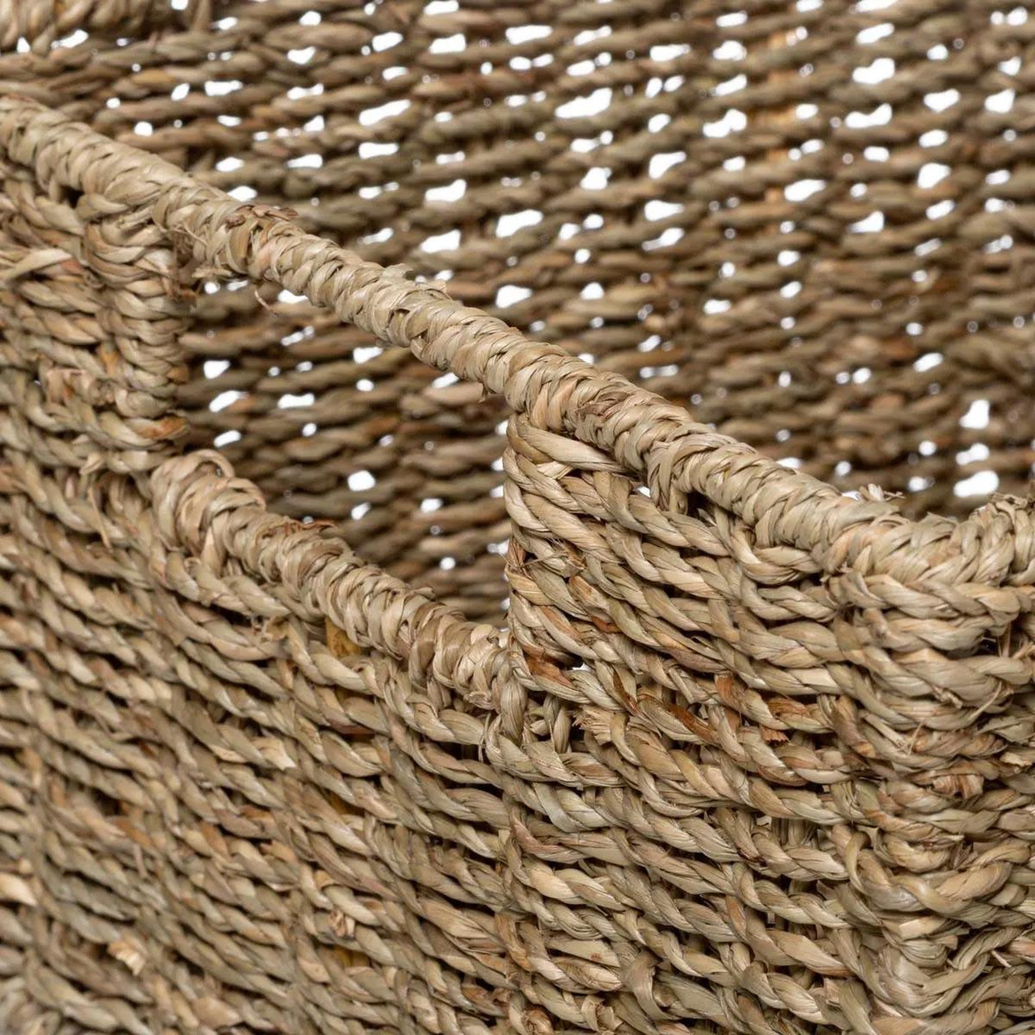 Voir la diapositive 2 : FIVE Lot de 4 paniers déco  seagrass  32cm naturel
