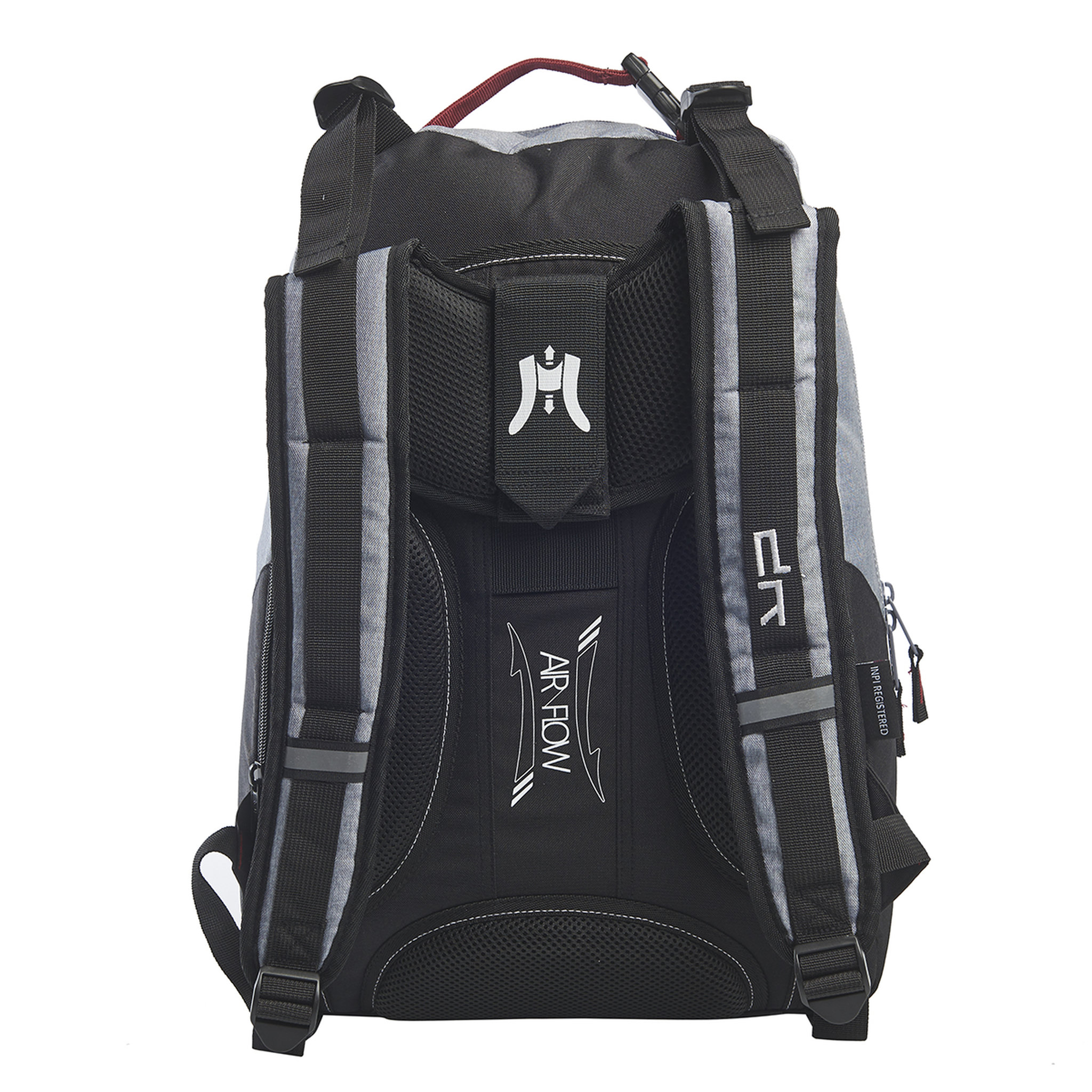 Voir la diapositive 5 : BODYPACK Sac à dos 2 compartiments gris EXTENSIBLE
