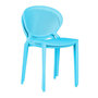 Voir la diapositive 3 : HomeStyle4U Chaise de jardin moderne lot 4 chaises bleu
