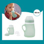 Voir la diapositive 4 : BABYMOOV Kit repas en silicone vert GROW'ISY