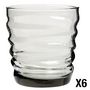 Voir la diapositive 1 : BORMIOLI ROCCO Set de 6 verres à eau RIFLESSI ACQUA Light Onyx