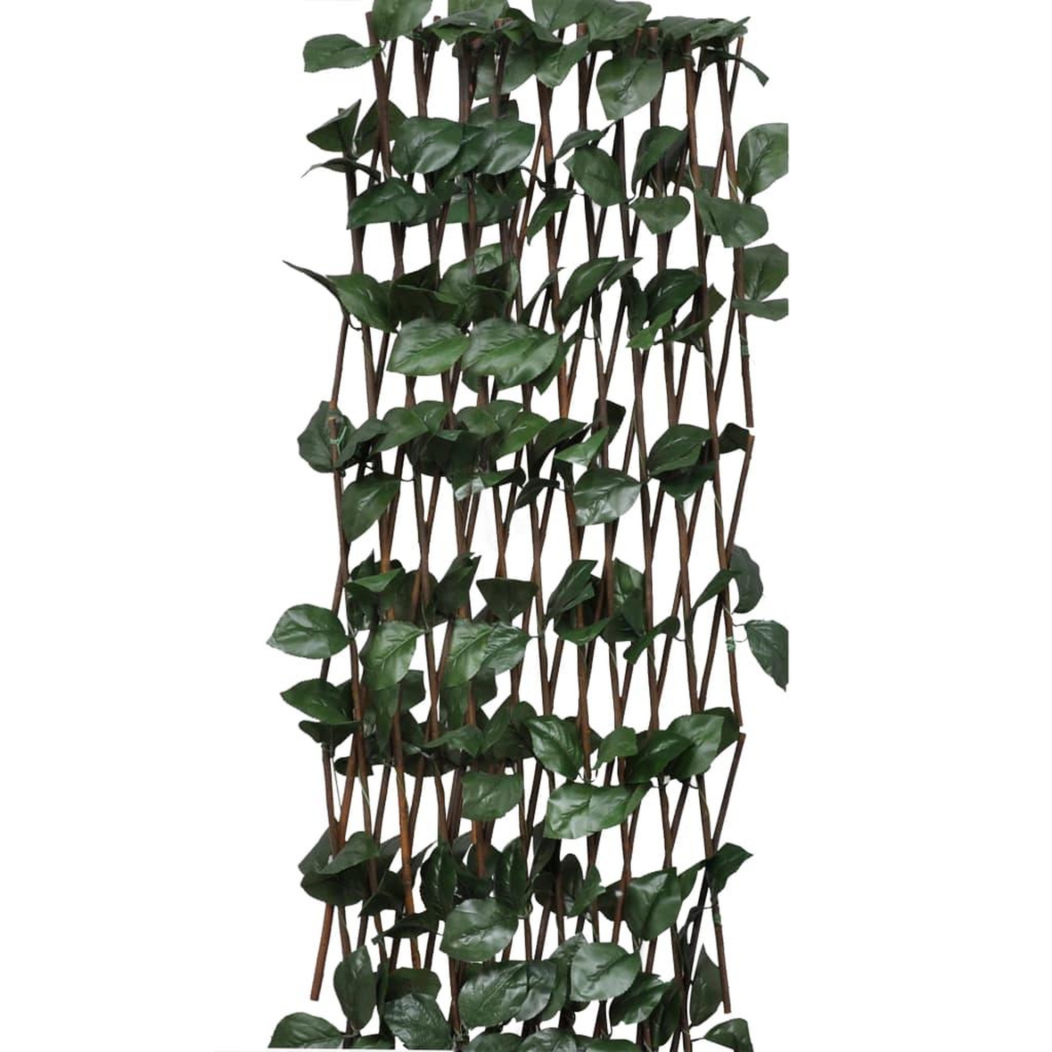 Voir la diapositive 3 : VIDAXL Clotures a treillis de saule 5pcs feuille artificielle 180x60cm