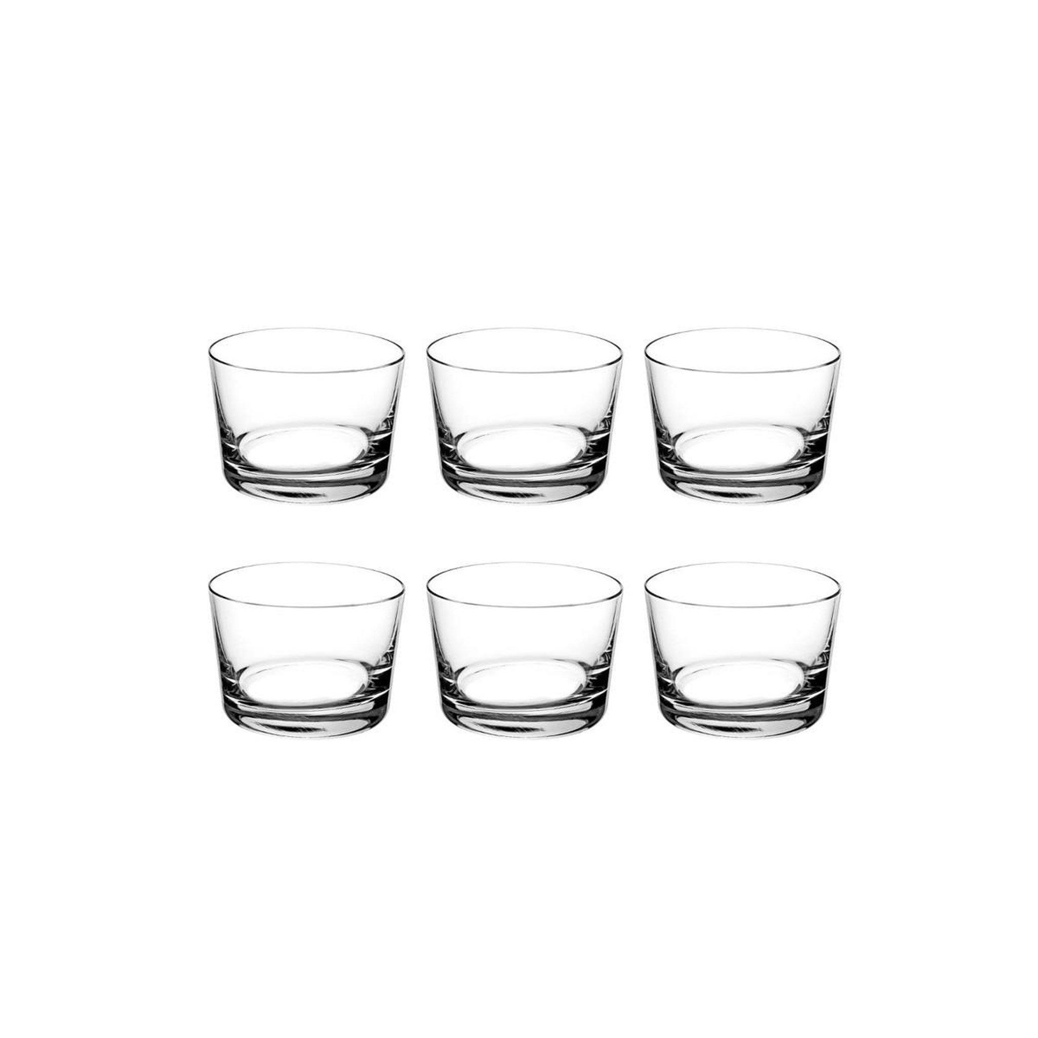SECRET DE GOURMET Lot de 6 Verrines en Verre  Bodega  6cm Transparent