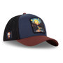 Voir la diapositive 3 : CAPSLAB Casquette homme trucker effet bamboo finitions premium Starry Night
