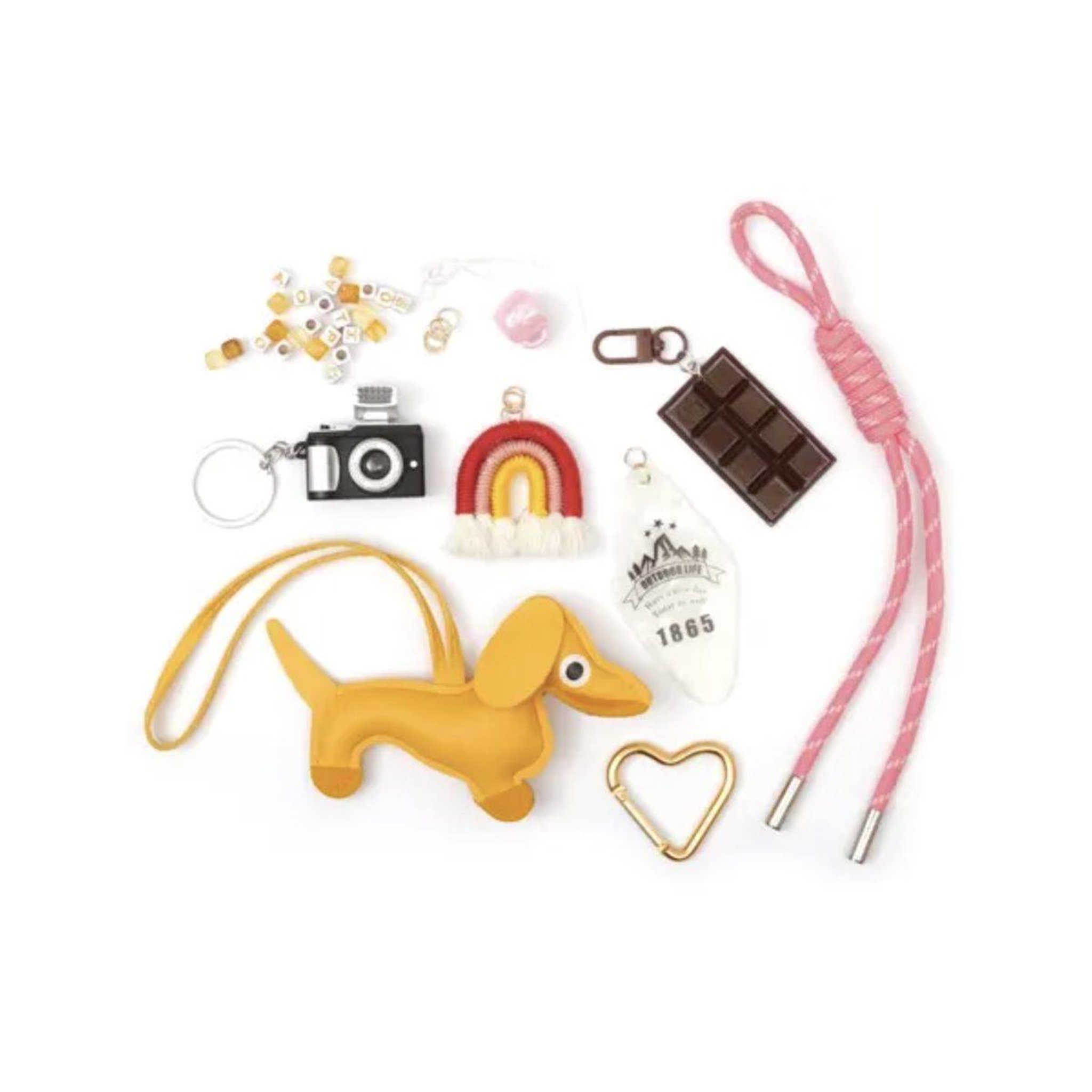 Voir la diapositive 2 : GRAINE CRÉATIVE Bijoux de sac happy hour - 35 accessoires