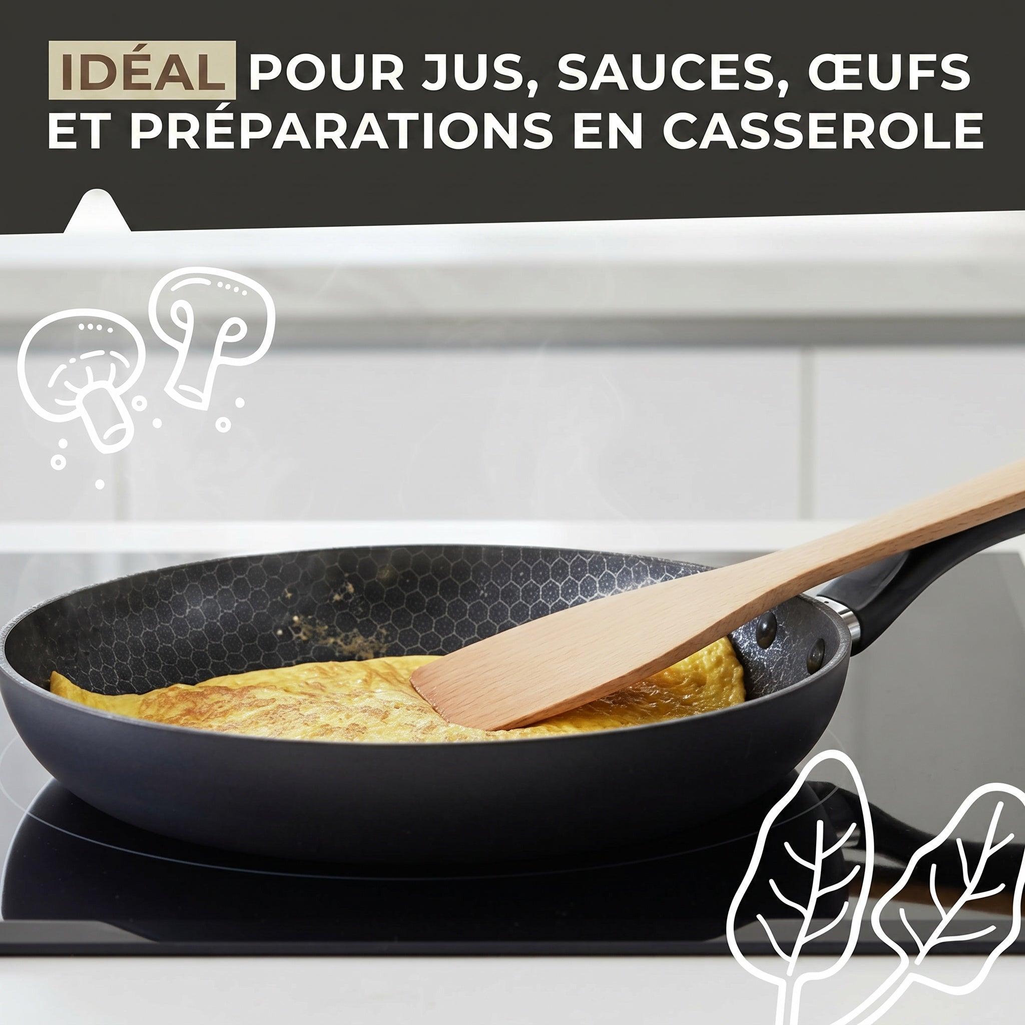 Voir la diapositive 5 : Fackelmann Set de 4 ustensiles de cuisine en bois fsc fackelmann nature
