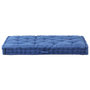 Voir la diapositive 2 : VIDAXL Coussin de plancher de palette Coton 120x80x10 cm Bleu clair