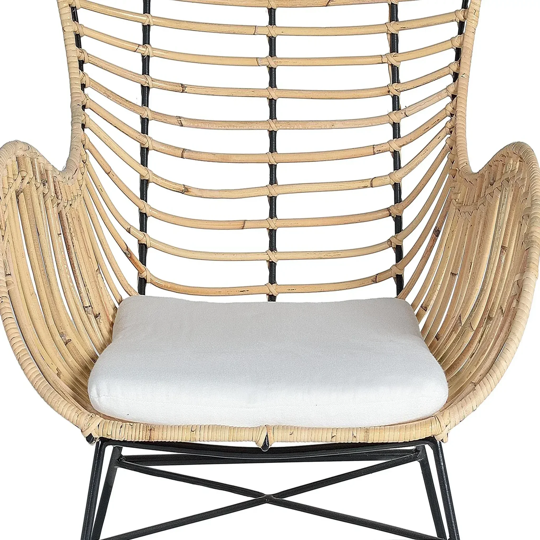 Voir la diapositive 4 : GINER Y COLOMER SL Fauteuil en rotin naturel 70 cm style méditerranéen