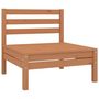 Voir la diapositive 5 : VIDAXL Salon de jardin 8 pcs Marron miel Bois de pin massif