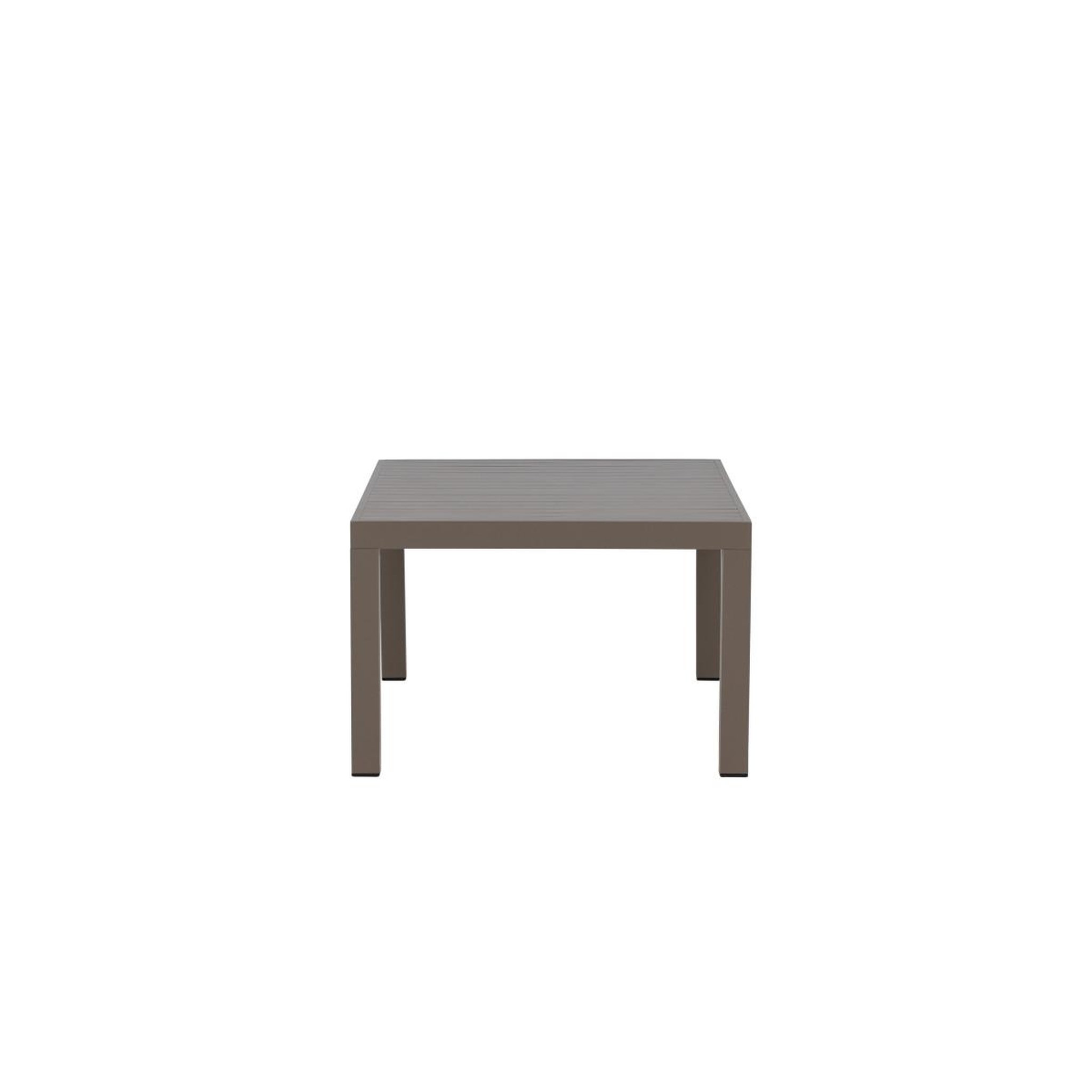 Voir la diapositive 2 : Paris Prix Table Basse de Jardin  Copacabana  120cm Marron