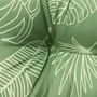 Voir la diapositive 5 : VIDAXL Coussin de banc de jardin motif de feuilles 120x50x7 cm tissu