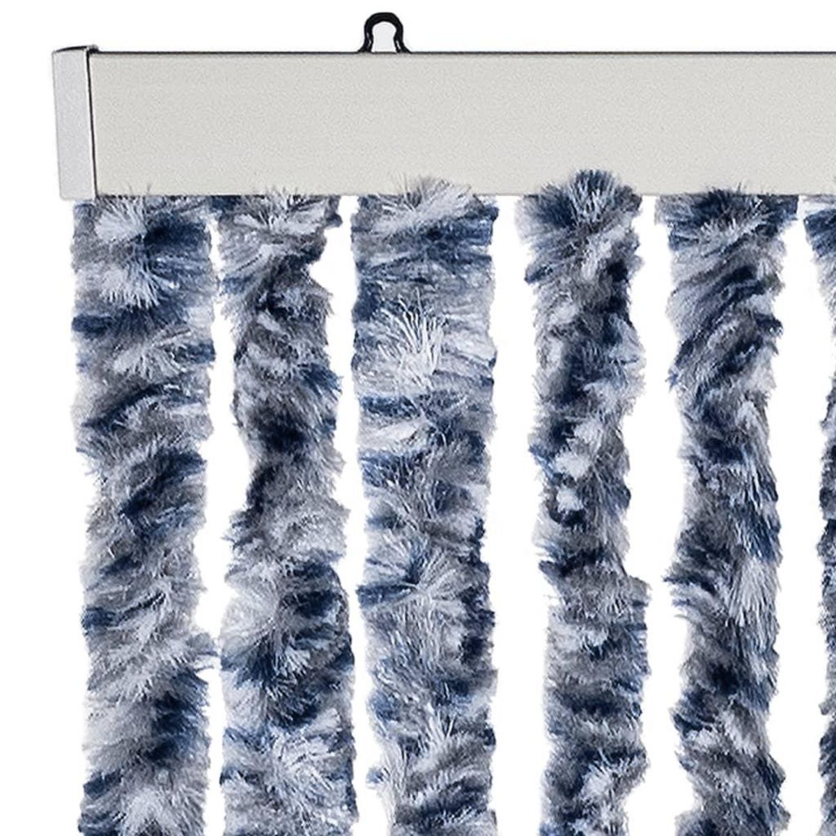 VIDAXL Moustiquaire bleu et blanc 118x220 cm chenille