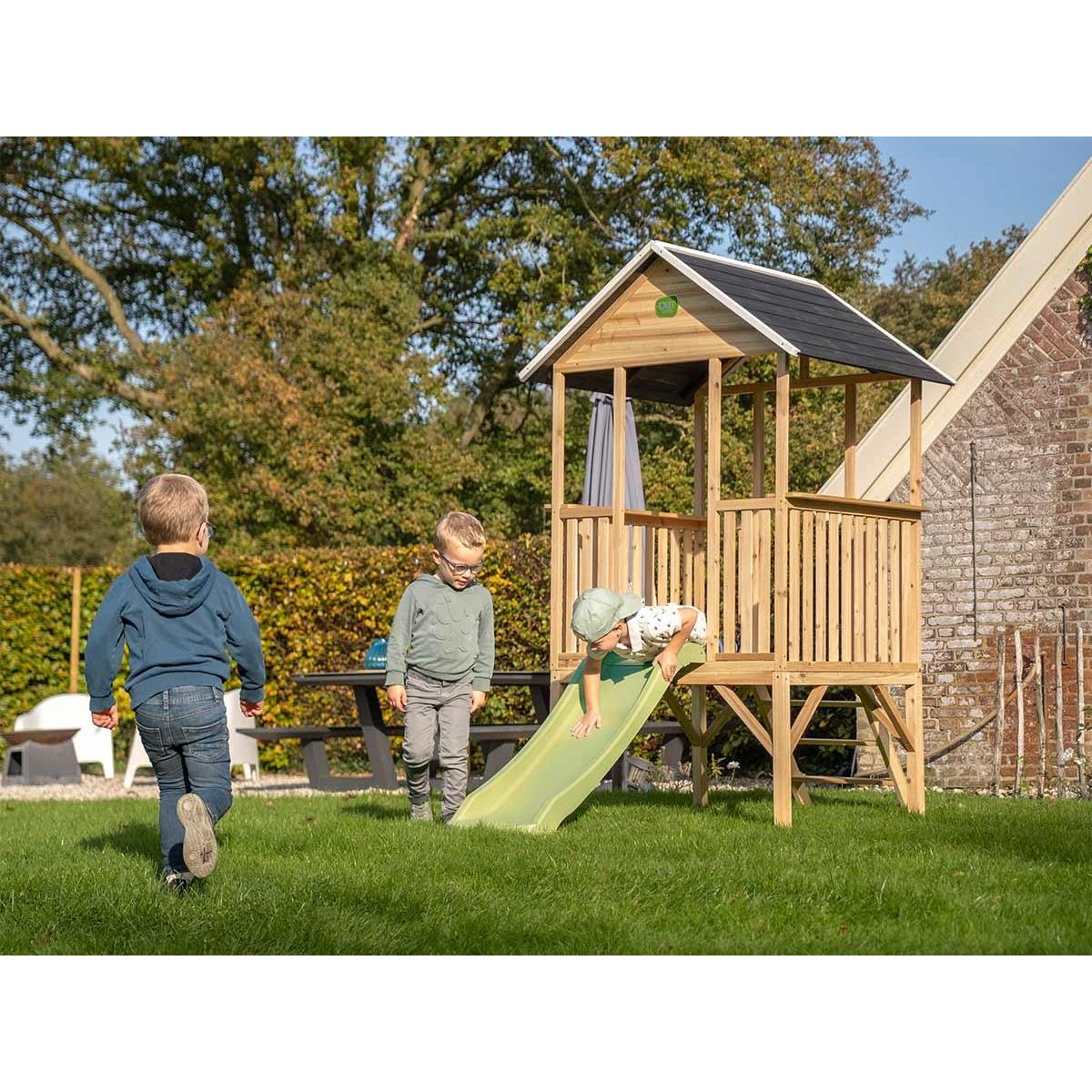 EXIT TOYS Maisonnette en bois pour enfants Panorama 300 - Exit Toys