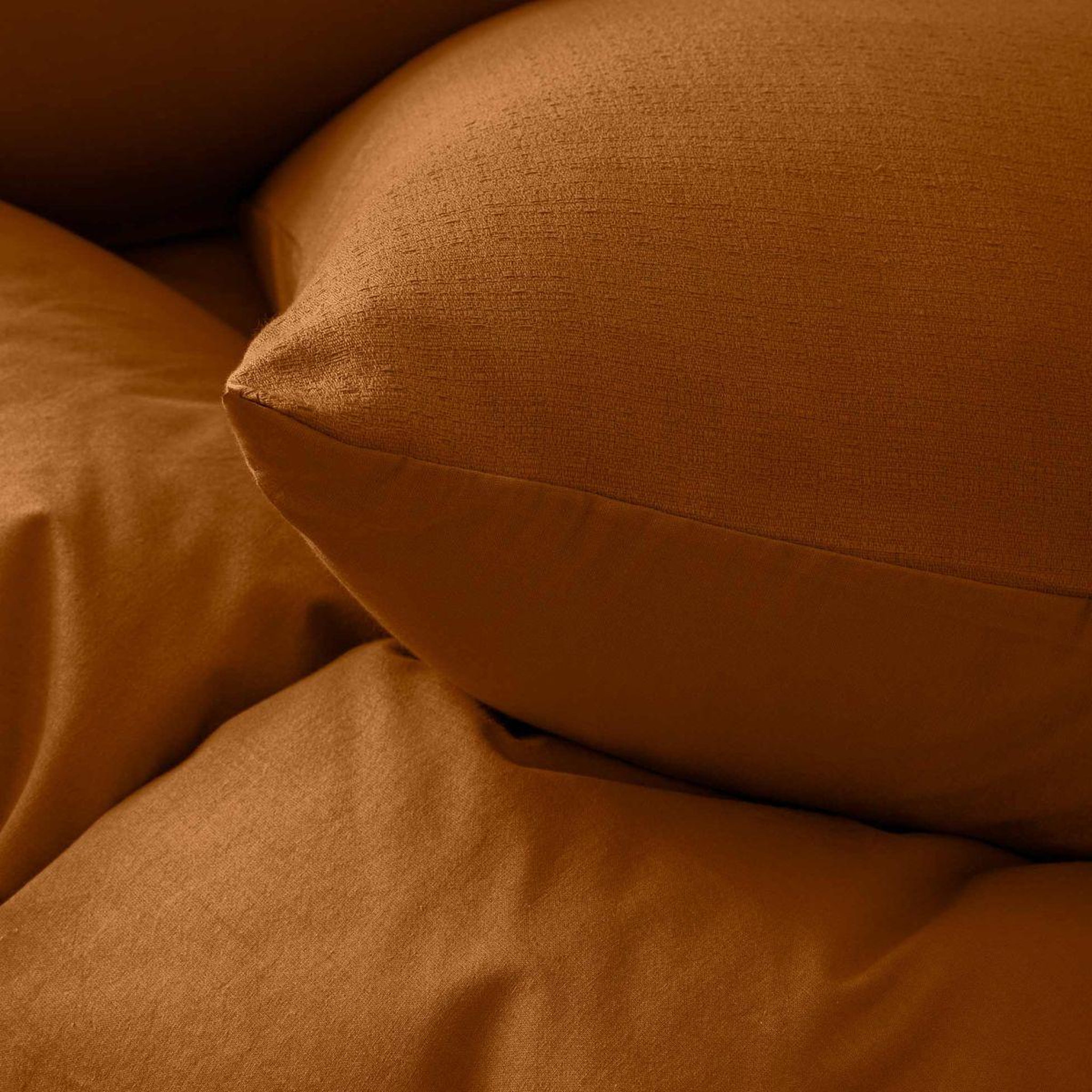 Voir la diapositive 3 : Douceur d'Intérieur Parure de lit 3 pièces  clara  260x240cm caramel