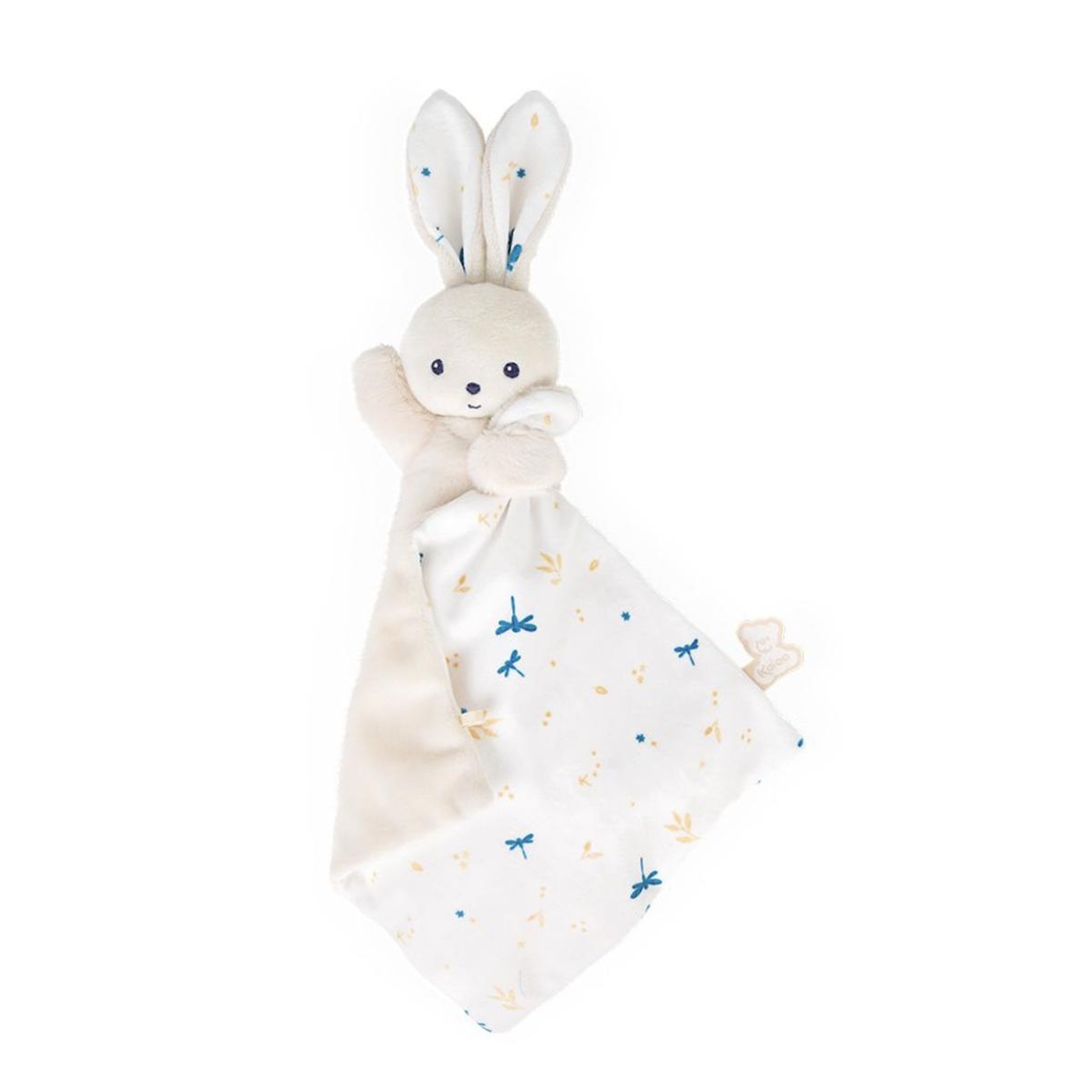 Kaloo Carre douceur doudou lapin blanc delicat