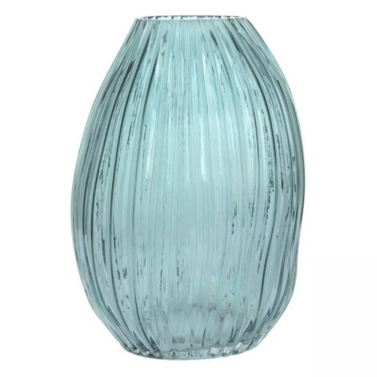 Paris Prix Vase Design en Verre Soufflé  Sidney  25cm Bleu