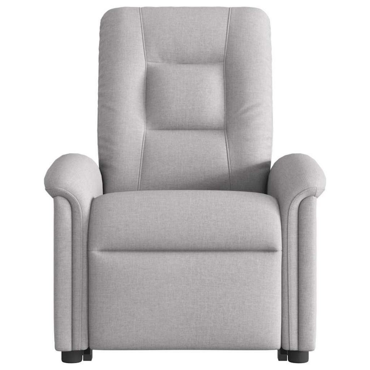 VIDAXL Fauteuil inclinable gris nuage tissu
