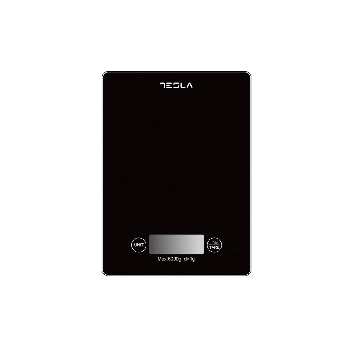 TESLA Balance de cuisine électronique 5kg/1g noir - KS201B