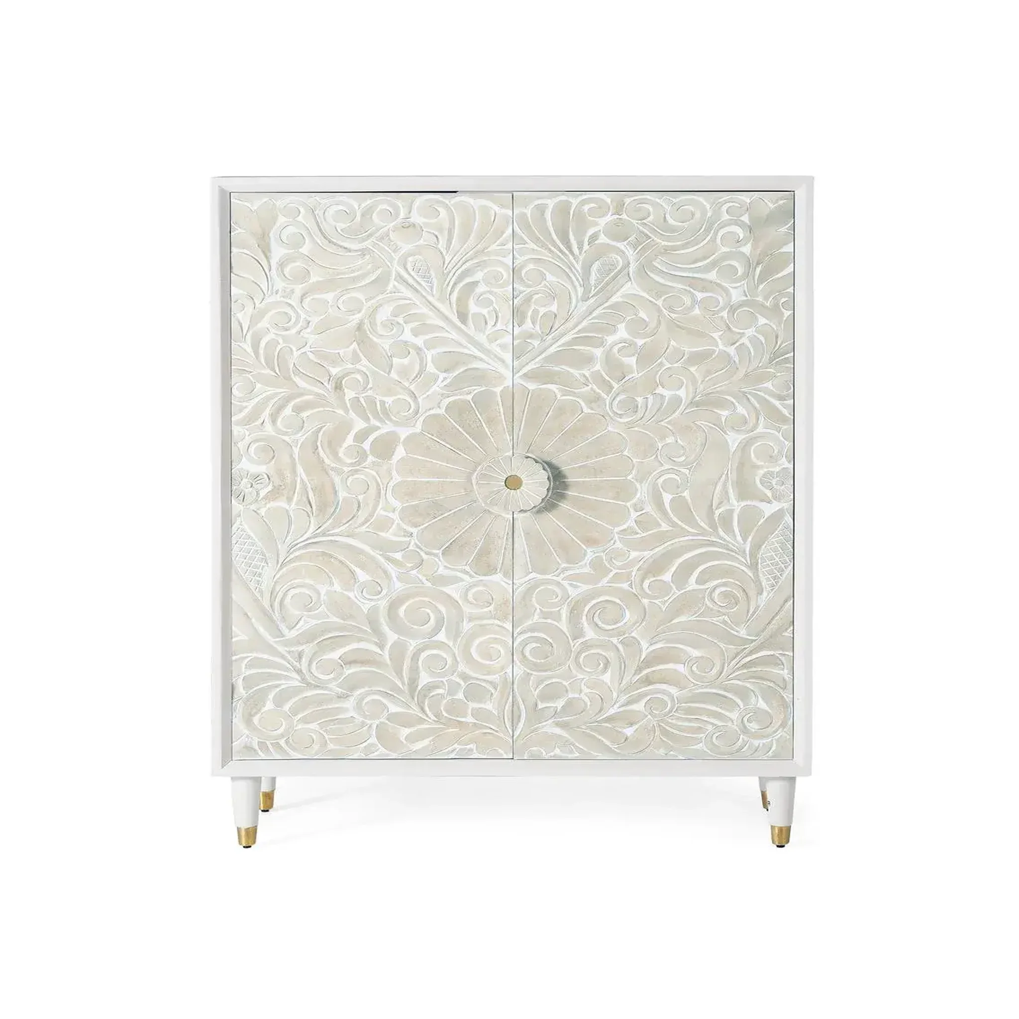 GINER Y COLOMER SL Armoire en bois de manguier 100cm style méditerranéen moderne