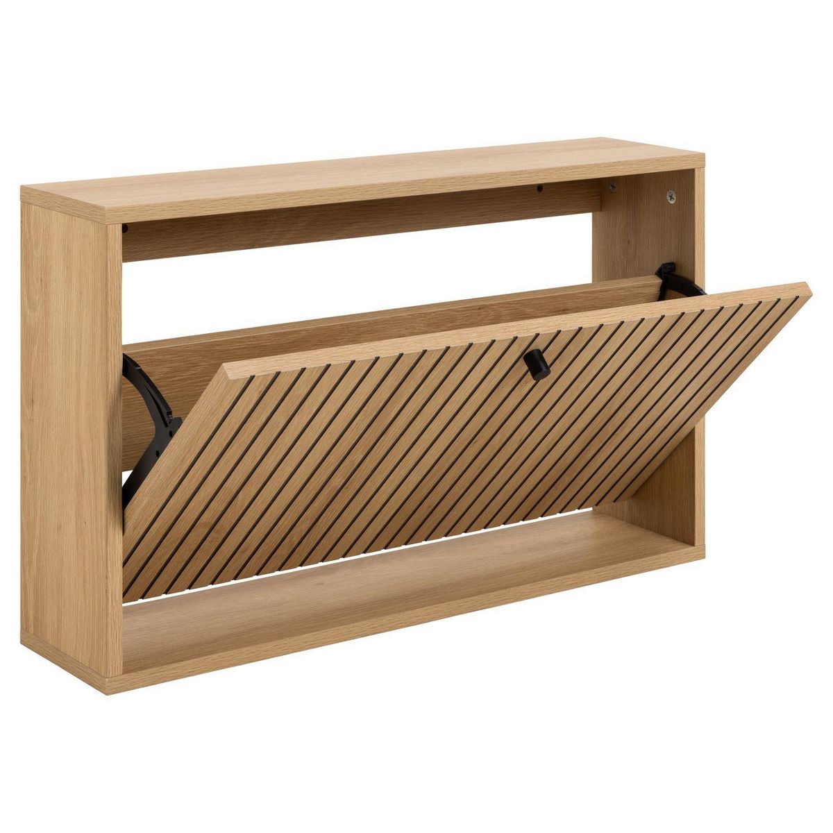 TOILINUX Meuble à chaussures effet tasseaux BAÏKAL