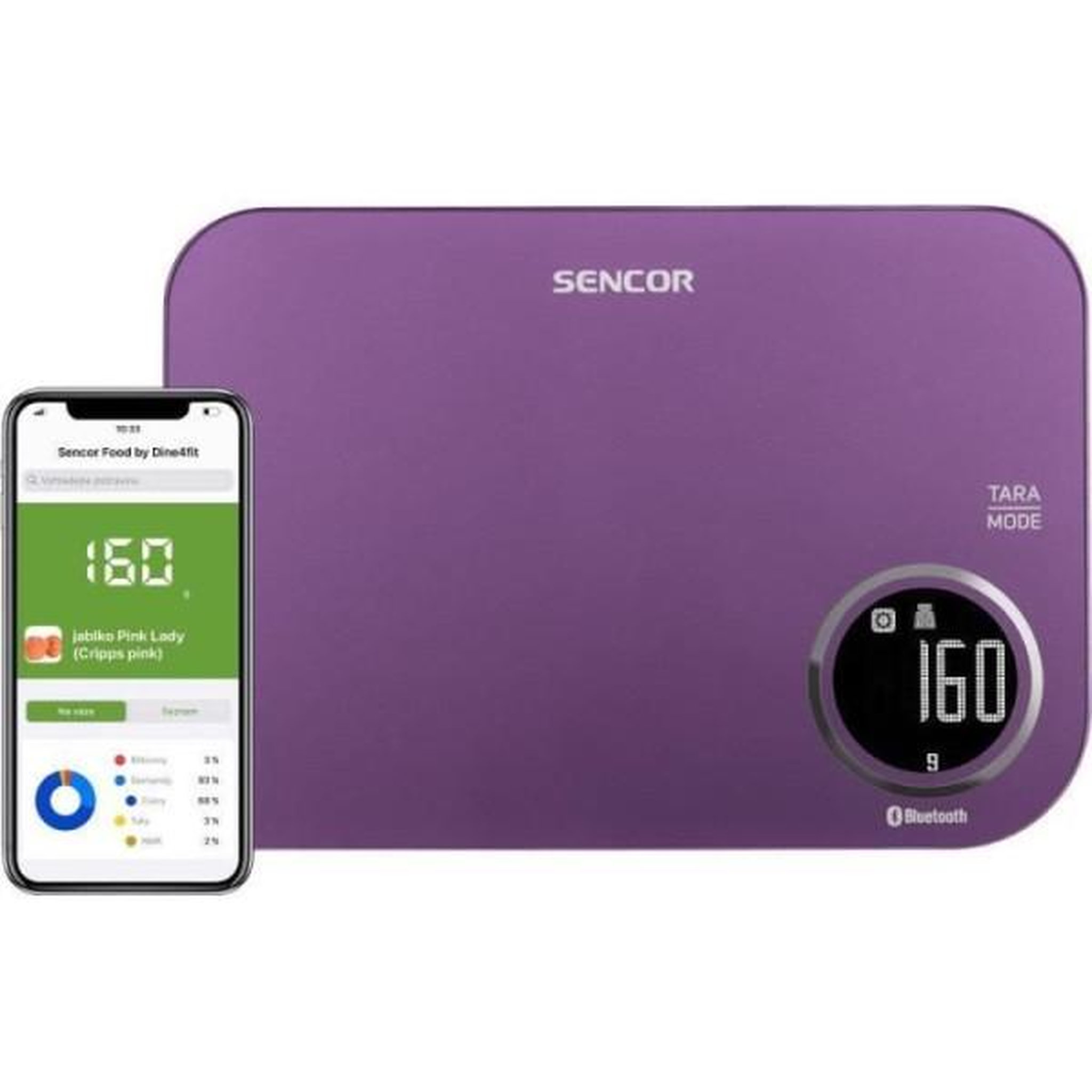 MARKET24 Balance de cuisine electronique de precision  - sencor - sks 7073vt