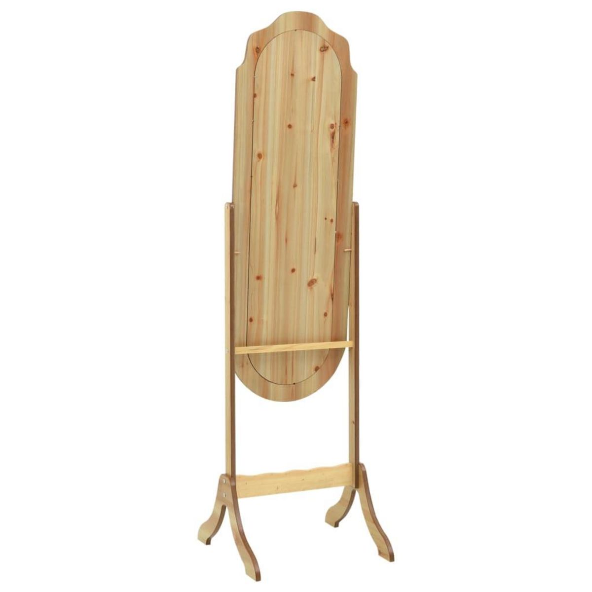 VIDAXL Miroir sur pied 45,5x47,5x160 cm bois d'ingenierie