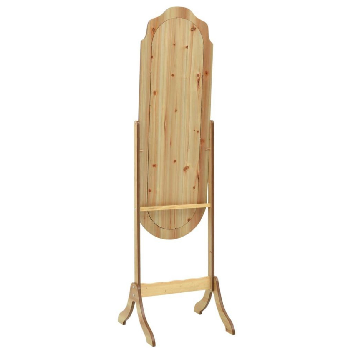 VIDAXL Miroir sur pied 45,5x47,5x160 cm bois d'ingenierie