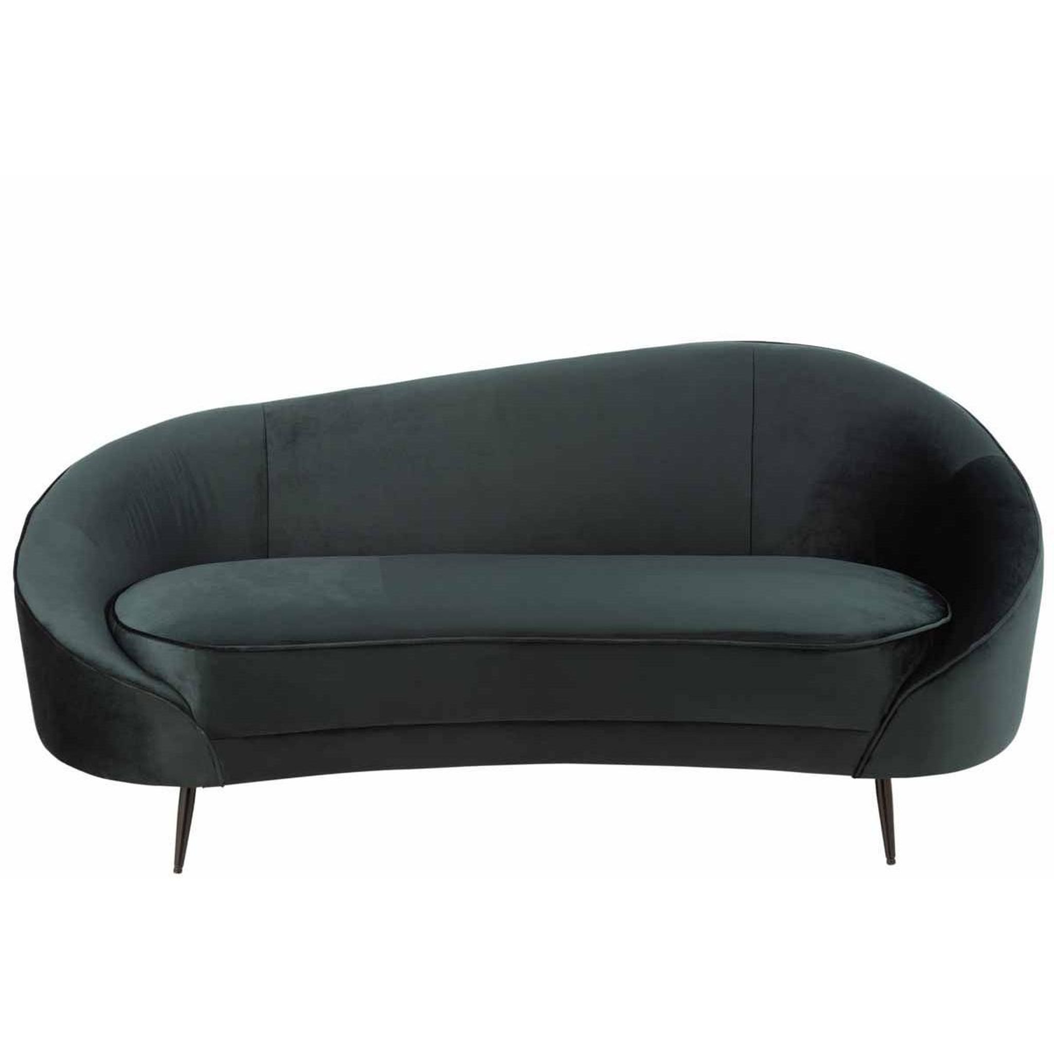 Voir la diapositive 2 : J-LINE Canapé design  sofane  180cm vert