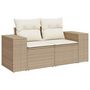 Voir la diapositive 4 : VIDAXL Salon de jardin avec coussins 6 pcs beige resine tressee