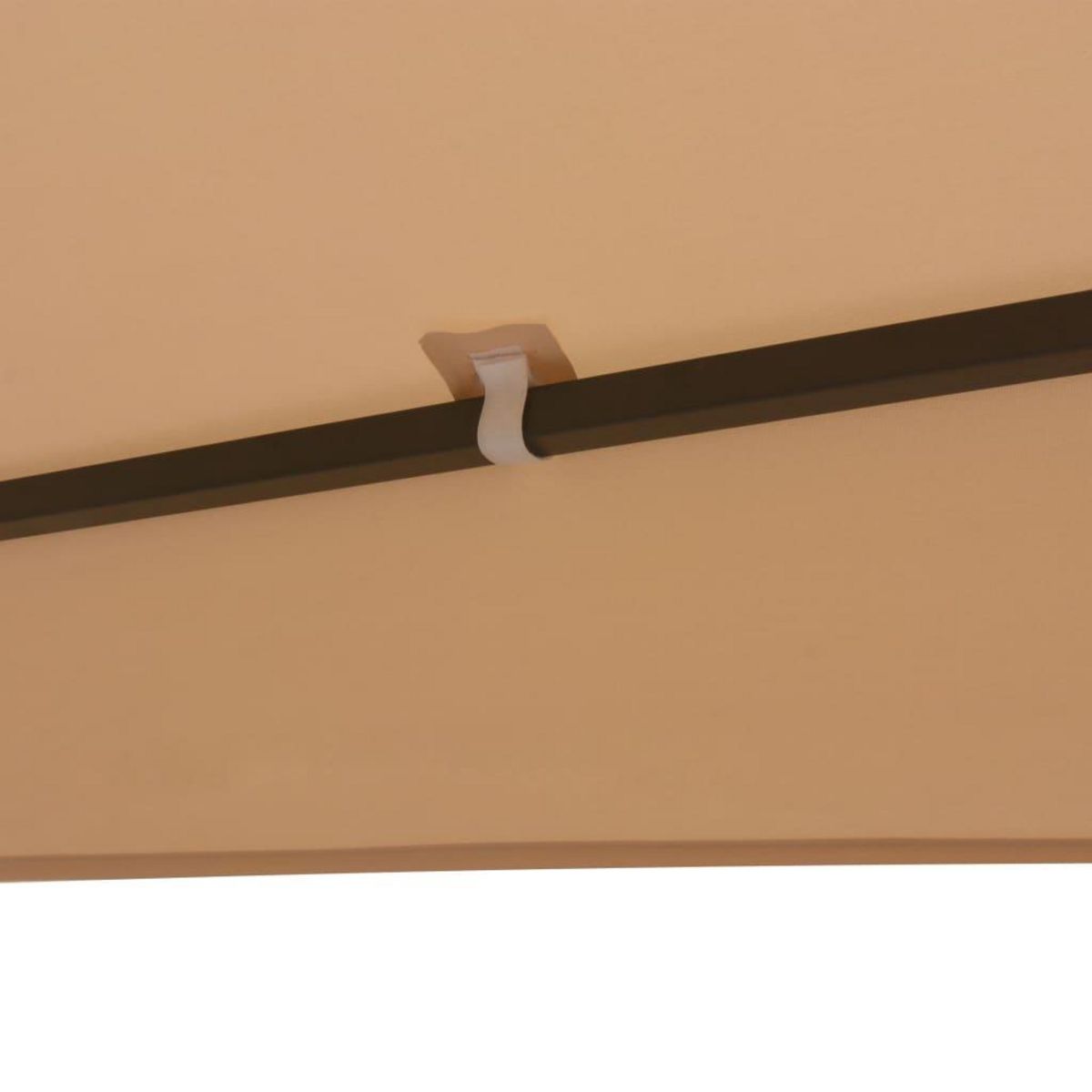 VIDAXL Chapiteau tente de jardin Hexagonal Beige 323 x 265 cm