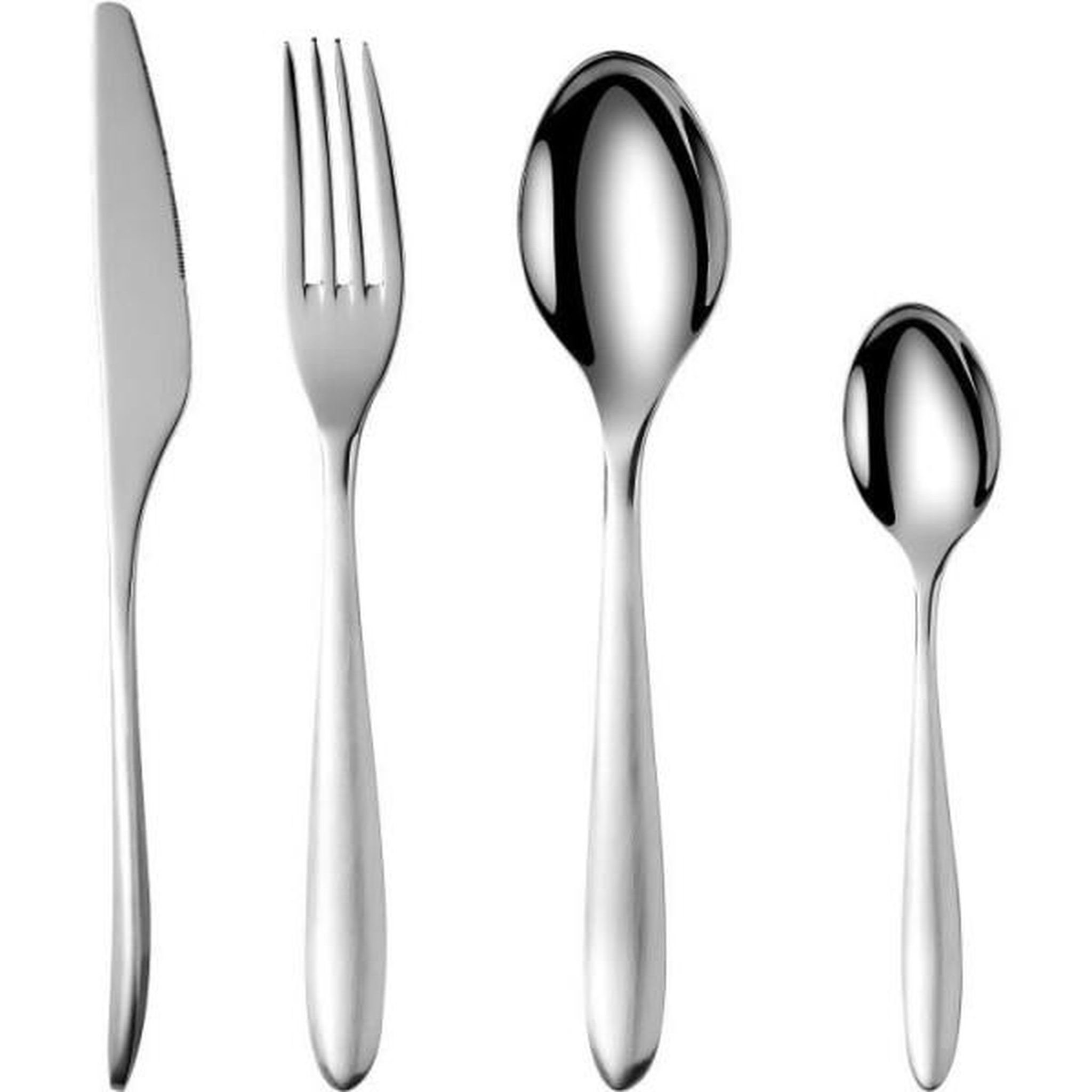 Arthur Martin Ménageres - arthur martin - am0211 - 24 pieces - acier inoxydable - finition miroir poli