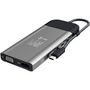 Voir la diapositive 4 : ADEQWAT Hub USB C USB-C / multiports 11 en 1