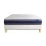 Voir la diapositive 2 : ACTISOM Ensemble matelas Latex+Mémoire de forme ACTILATEX MORPHO 160x200 Maxi épaisseur 5zones de confort + sommier KIT blanc
