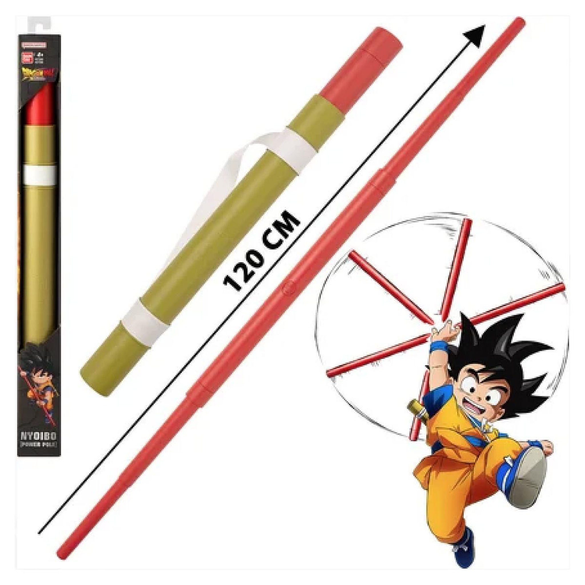 Voir la diapositive 3 : BANDAI Baton  Dragon Ball Daima - Baton Magique