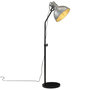 Voir la diapositive 1 : VIDAXL Lampadaire 25 W argent vintage 30x30x90-150 cm E27