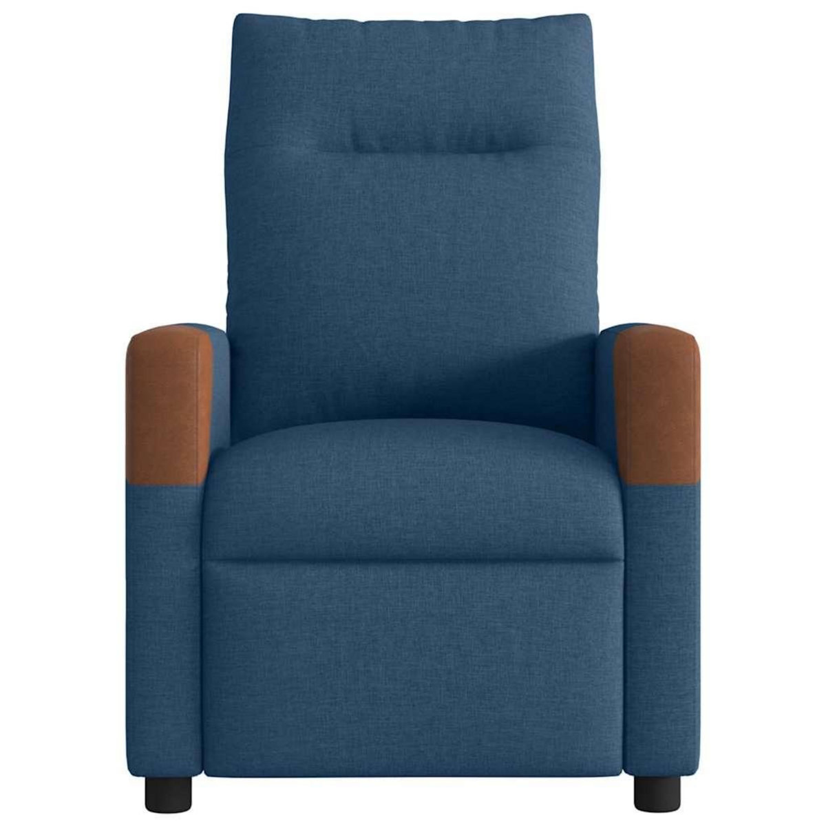 VIDAXL Fauteuil inclinable Bleu Tissu