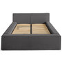 Voir la diapositive 1 : LISA DESIGN Stella - lit coffre - 140x190 cm - sommier inclus - en velours côtelé