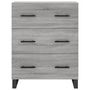 Voir la diapositive 5 : VIDAXL Buffet sonoma gris 69,5x34x90 cm bois d'ingenierie