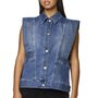 Voir la diapositive 1 : Pieces Veste en Jean  Femme Pieces Femma
