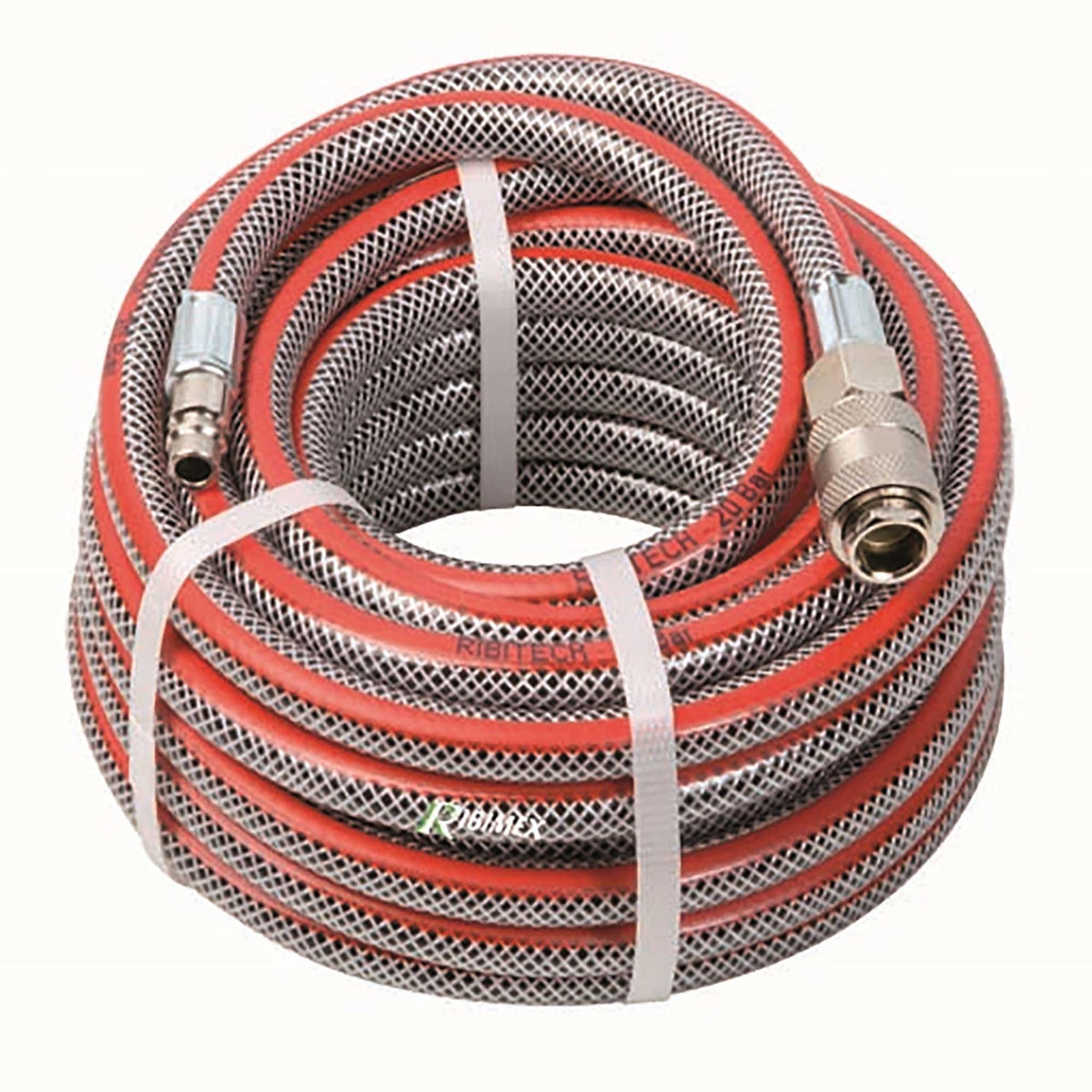 Ribitech Tuyau air comprimé gris avec raccords automatiques Ribitech  10m