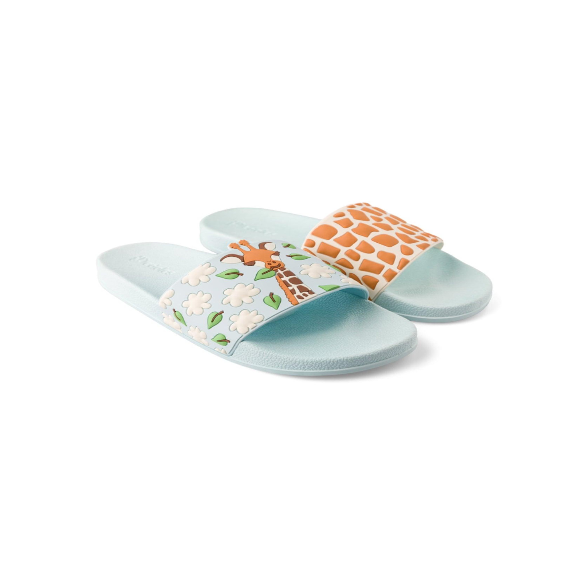 DEDOLES Claquettes girafe mignonne. Coloris disponibles : Multicolore